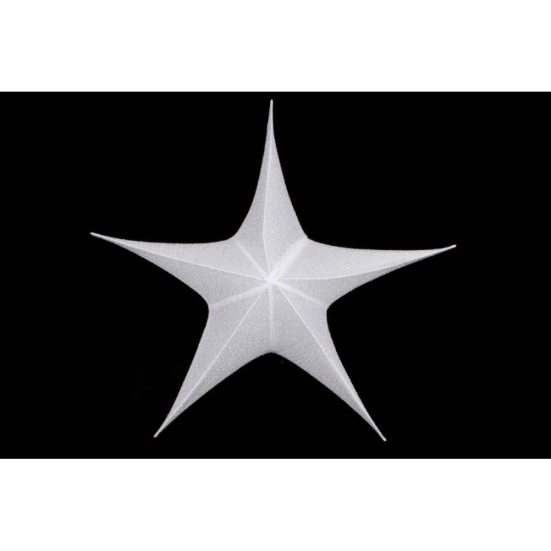 Звезда декоративная белая 150см 254-436