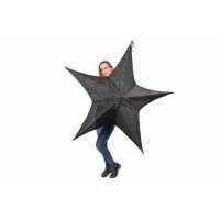 Звезда декоративная черная 150см 254-344
