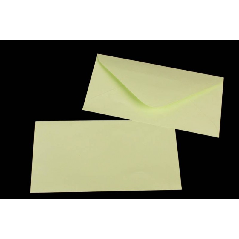 Конверт (21,9*11,1см) (салатовый) 5-86146