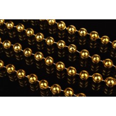 Жемчуг на нитке золото (12мм х 5м) 5-76895