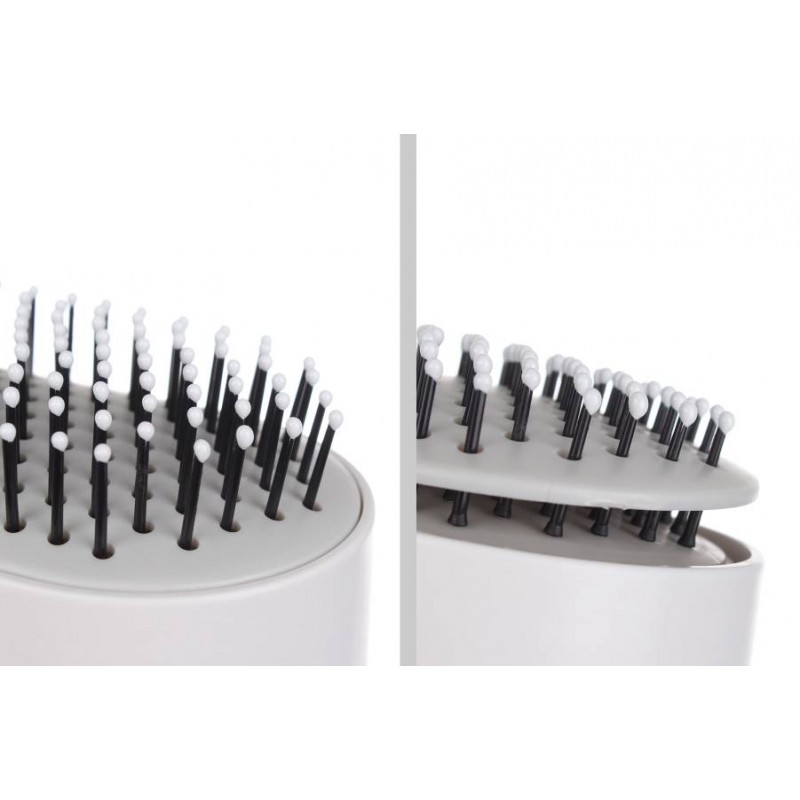 Расческа для волос самоочищающаяся серая 1-204698