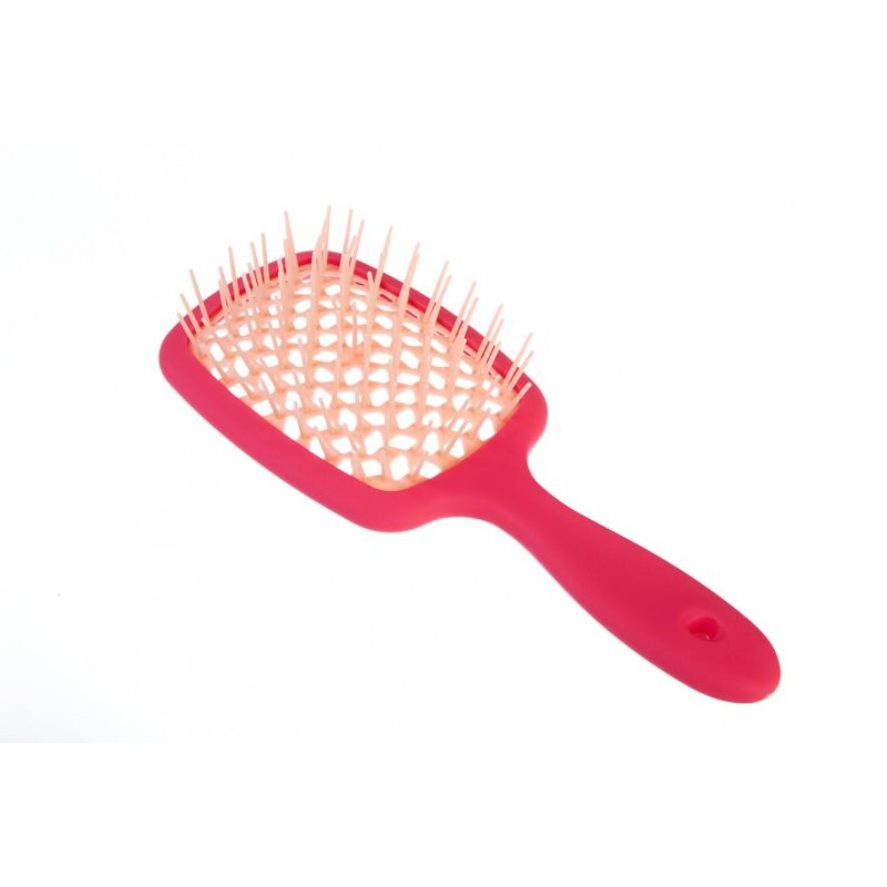 Расческа супербраш (21,5х8,5см) матовая малиновая 1-193107