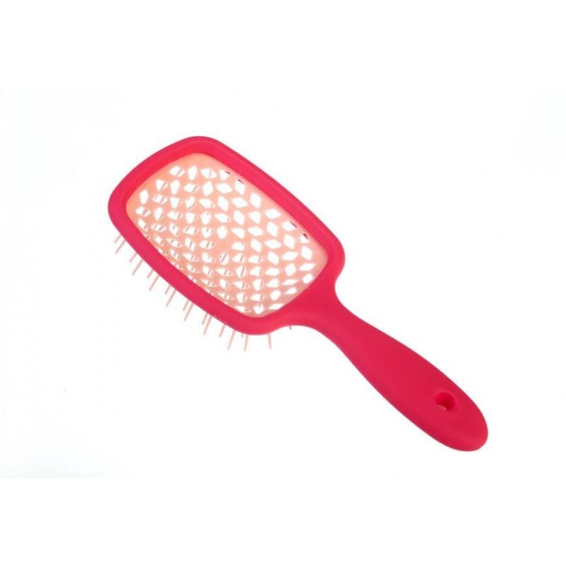 Расческа супербраш (21,5х8,5см) матовая малиновая 1-193107