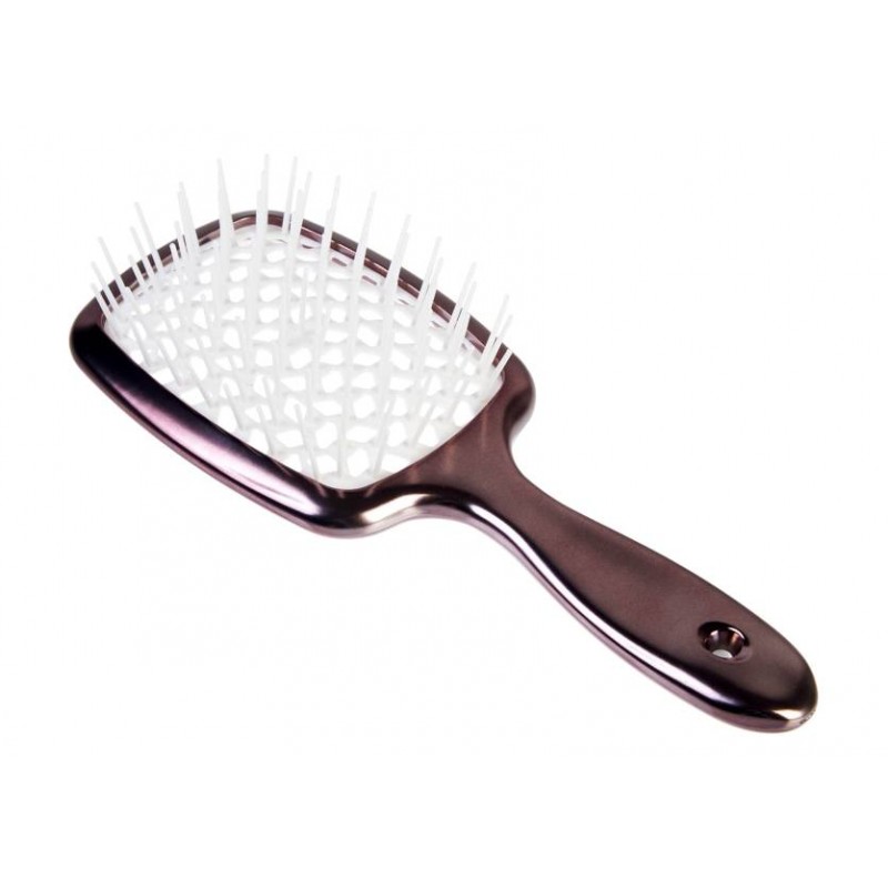 Расческа супербраш (21,5х8,5см) матовая коричневая 1-216585