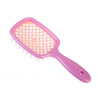 Расческа супербраш (20,5х8,5см) глянцевая розовая 1-216547