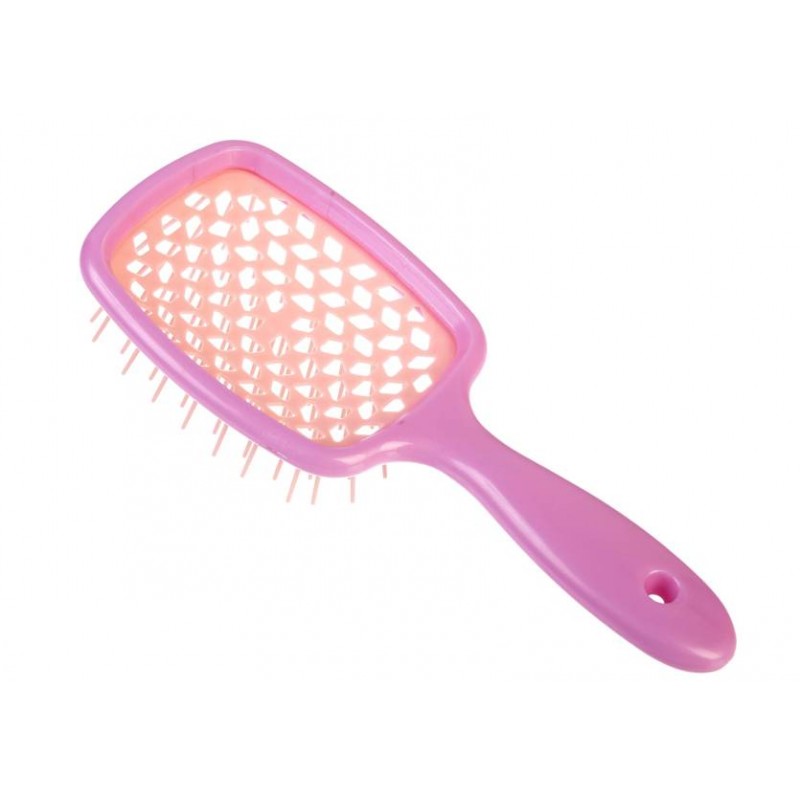 Расческа супербраш (20,5х8,5см) глянцевая розовая 1-216547
