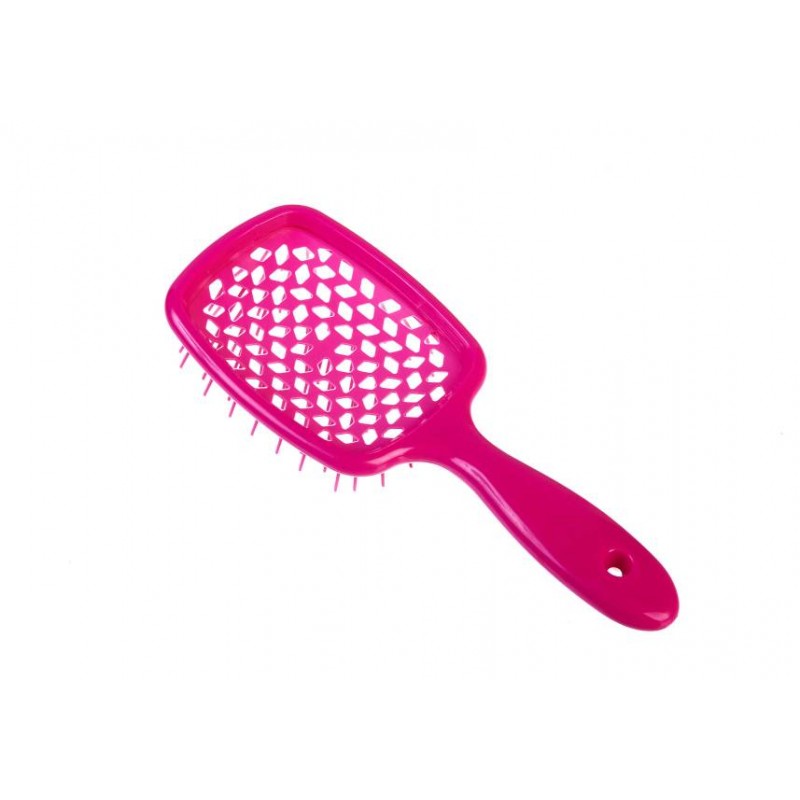 Расческа супербраш (20,5х8,5см) глянцевая малиновая 1-216578