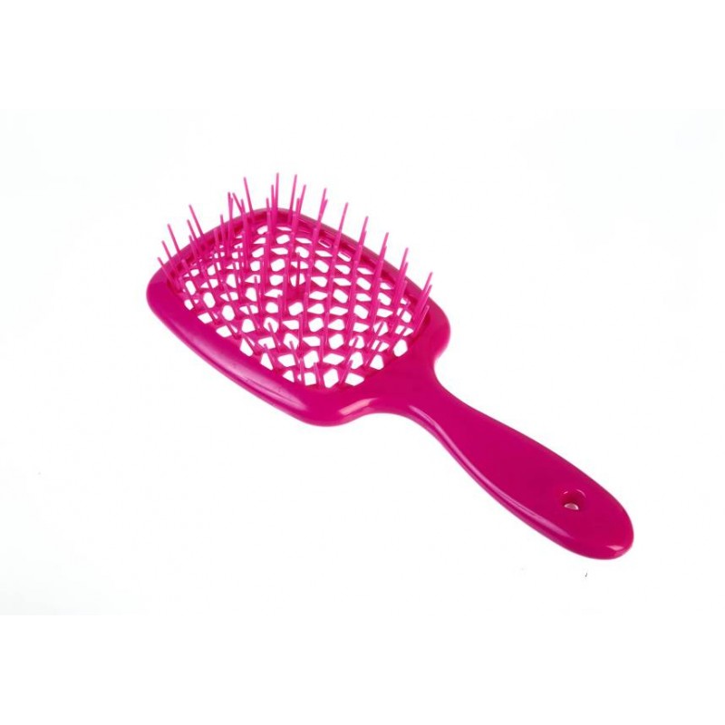 Расческа супербраш (20,5х8,5см) глянцевая малиновая 1-216578