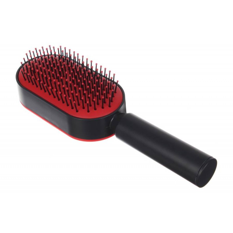 Расческа для волос самоочищающаяся красная 1-204704