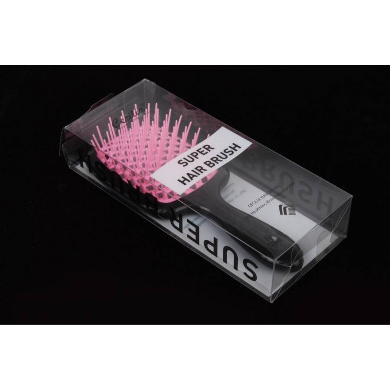 Расческа супербраш (20,5х8,5см) глянцевая черная 1-193237