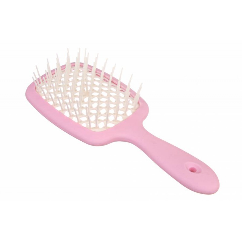 Расческа супербраш (21,5х8,5см) матовая розовая 1-193121