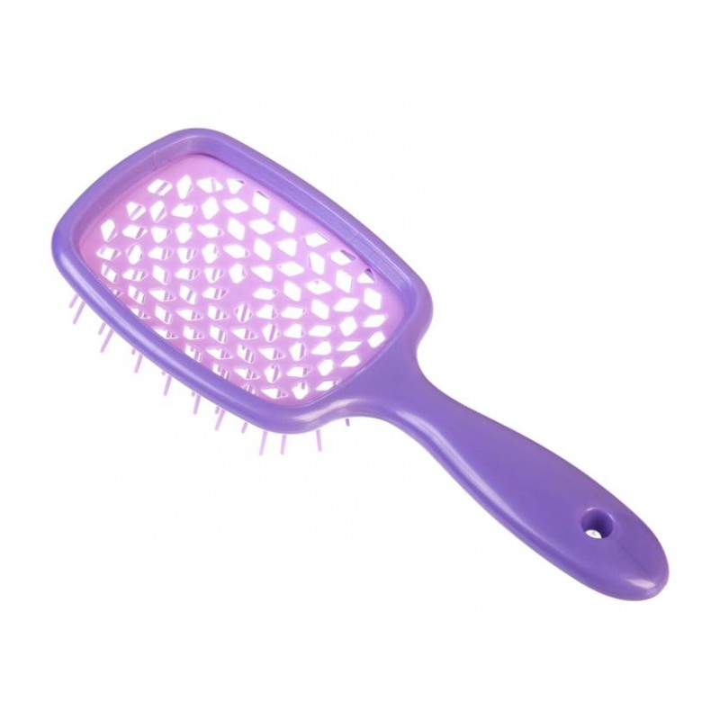 Расческа супербраш (20,5х8,5см) глянцевая сиреневая 1-216554