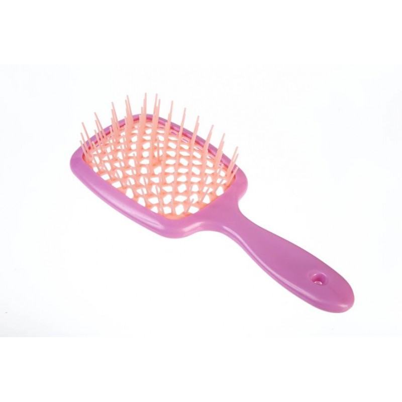 Расческа супербраш (20,5х8,5см) глянцевая розовая 1-216547
