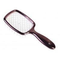 Расческа супербраш (21,5х8,5см) матовая коричневая 1-216585