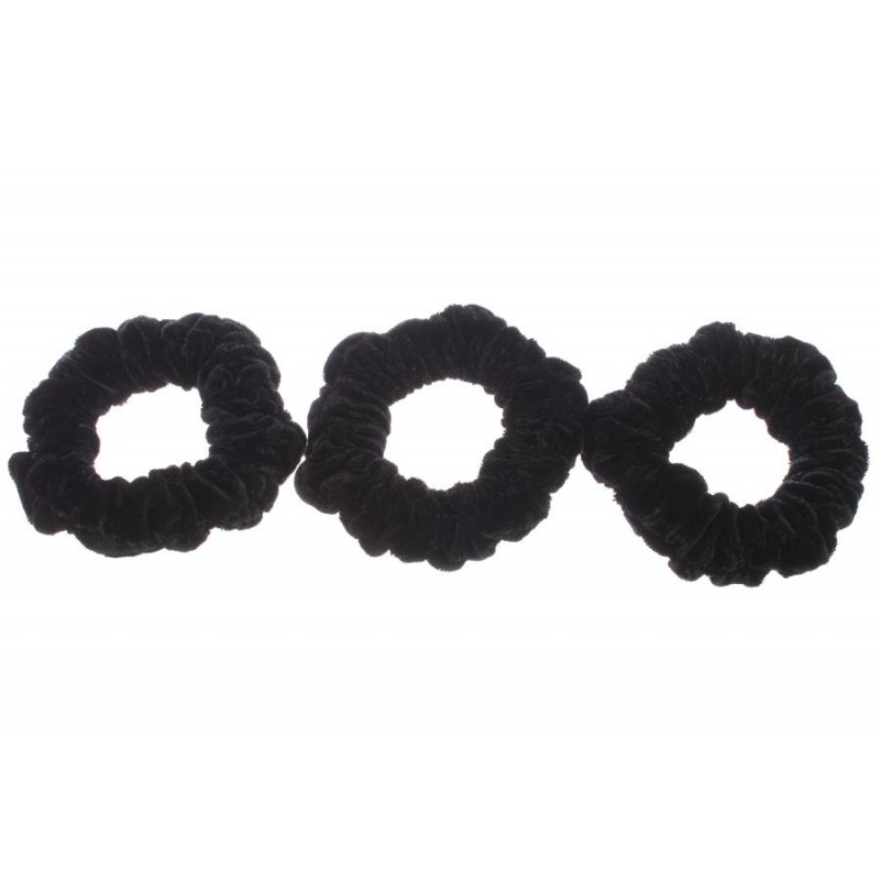 Резинка бархатная черная 1-205749