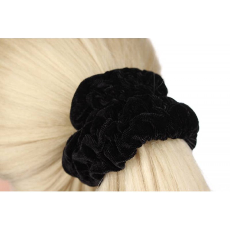 Резинка бархатная черная 1-205732