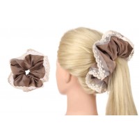 Резинка объемная коричневая 1-214666