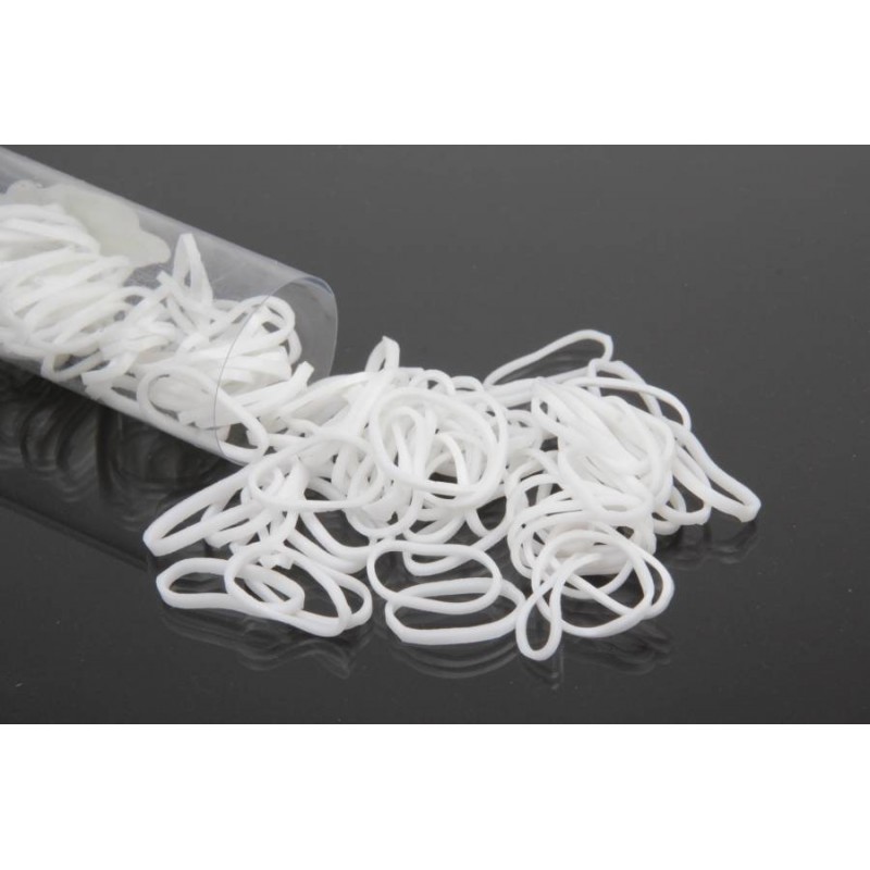 Резинка для волос белая 11-1263