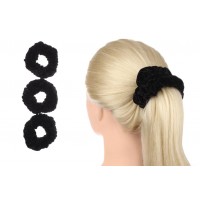 Резинка бархатная черная 1-205732