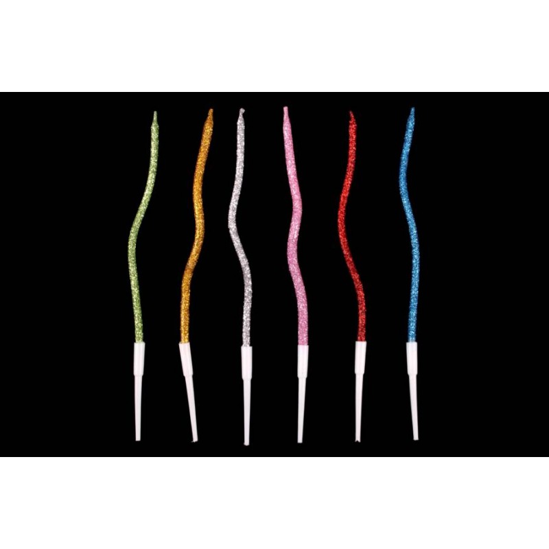 Набор свечей 6шт. 15см (микс) 5-87983