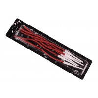 Набор свечей 6шт. 15см (красный) 5-87990