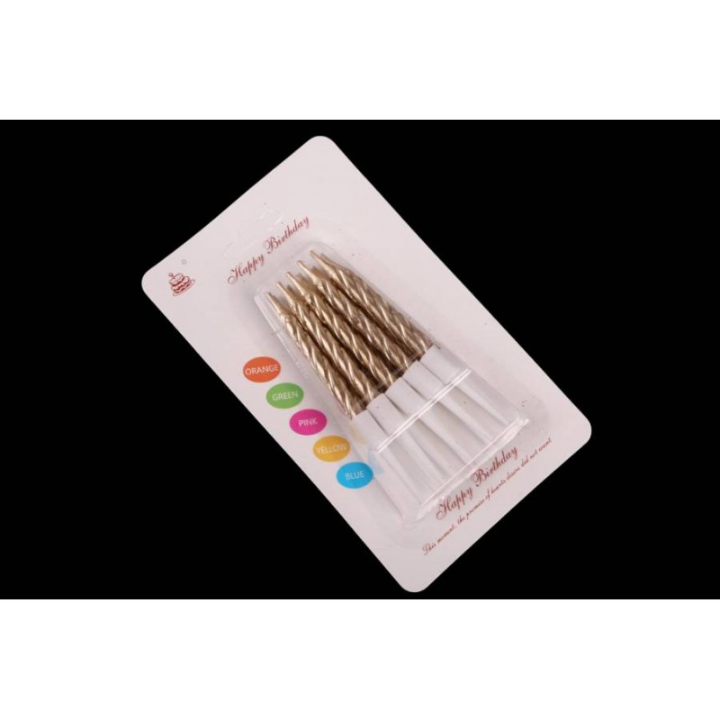 Набор свечей 10шт. 7см (шанмпань) 5-88126