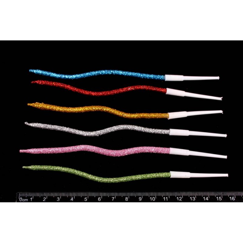 Набор свечей 6шт. 15см (микс) 5-87983