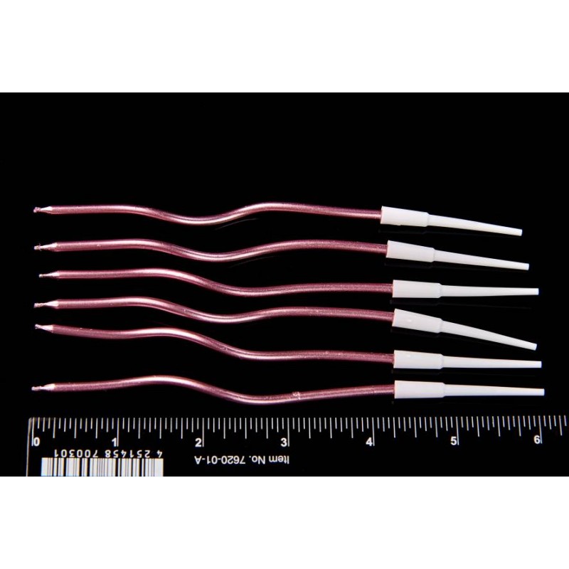 Набор свечей 6шт. 15,5см (розовый) 5-91188