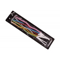 Набор свечей 6шт. 15см (микс) 5-87983