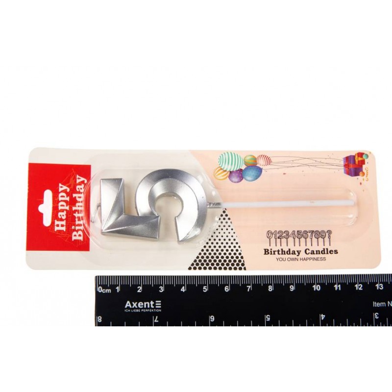 Свеча цифра 