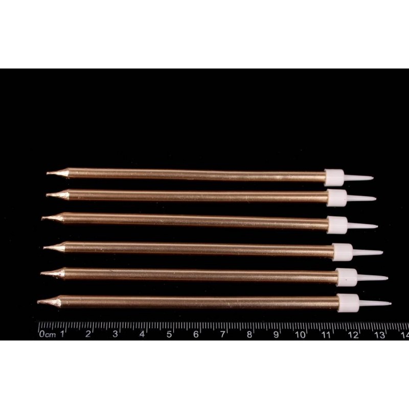 Набор свечей 6шт. 13,5см (шанмпань) 5-88331