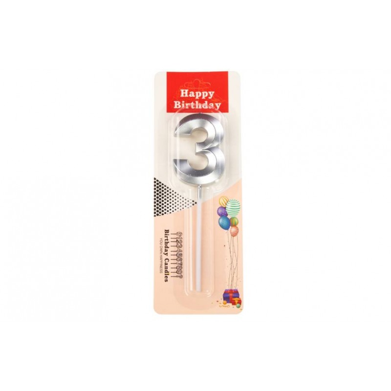 Свеча цифра 