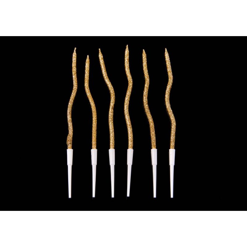 Набор свечей 6шт. 15см (шампань) 5-91126