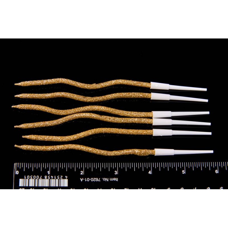 Набор свечей 6шт. 15см (шампань) 5-91126