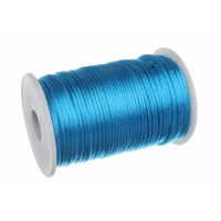 Канат атласный декоративный синий (91м - Ø2,5см) 5-80410