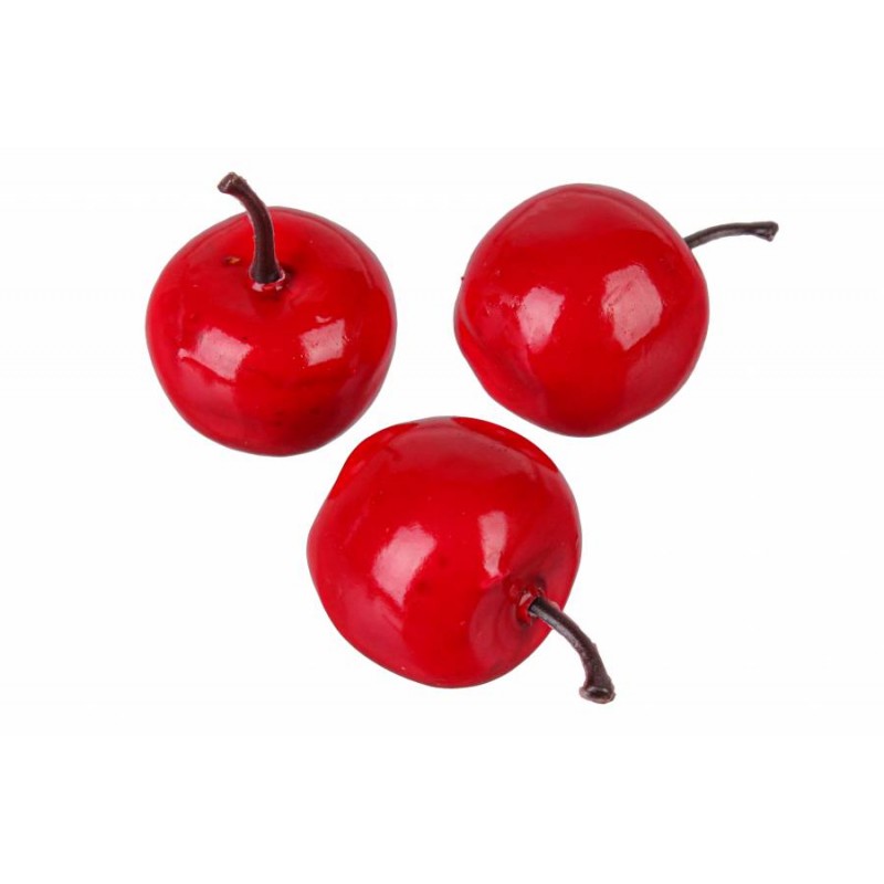 Яблоко декоративное 3,5см 5-73320