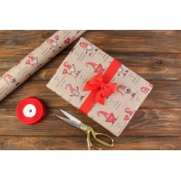 Бумага упаковочная крафт 