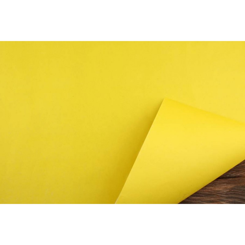 Бумага упаковочная тон Желтая+желтая (8м*0.7м) в рулоне 255-3245