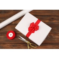 Бумага упаковочная белая в рулоне (0,7м х8м) 70г/м2 255-8868