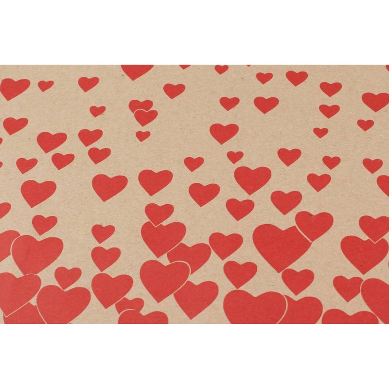 Бумага упаковочная крафт бурый 