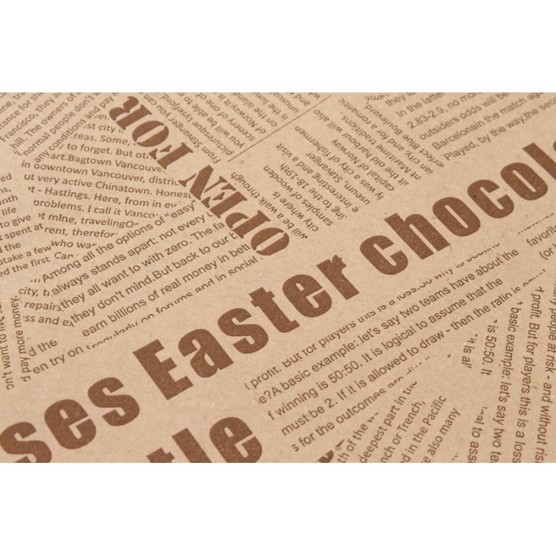 Папір пакувальний крафт бурий 