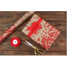 Бумага упаковочная крафт бурый 