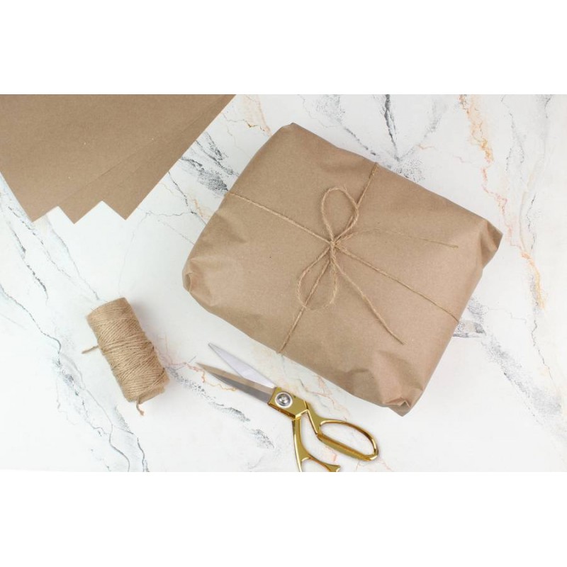 Бумага упаковочная крафт бурий водостійкий пр-во Австрия 100 арк (0,7м х0,5м) 110г/м2  255-6031