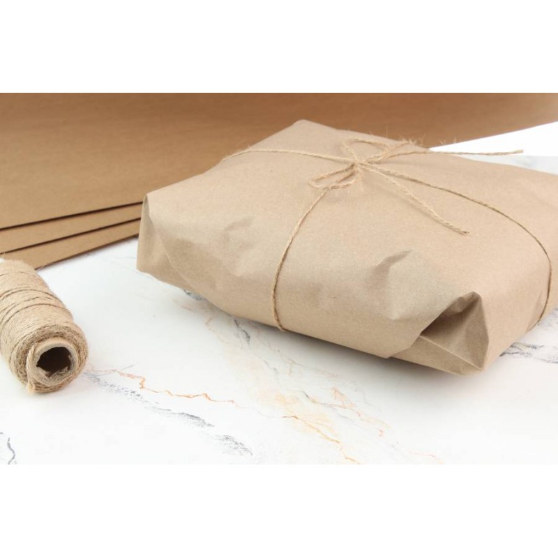 Бумага упаковочная крафт бурий водостійкий пр-во Австрия 100 арк (0,7м х0,5м) 110г/м2  255-6031