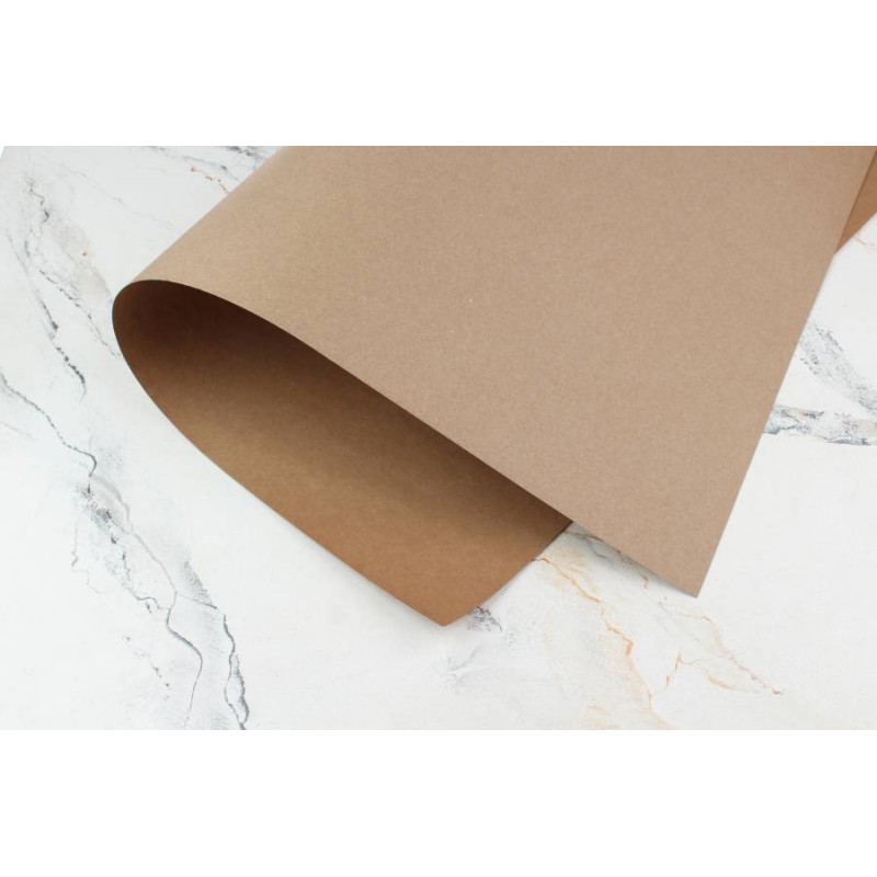 Бумага упаковочная крафт бурий водостійкий пр-во Австрия 100 арк (0,7м х0,5м) 110г/м2  255-6031