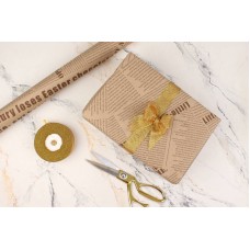 Бумага упаковочная крафт бурый 