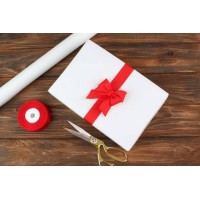 Бумага упаковочная крафт БЕЛАЯ Польша в рулоне (0,7м х8м) 80г/м2 255-5966