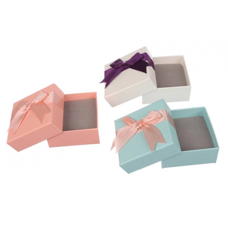 Коробка бижутерная (7,5х7,5х3,5см) 65-2409