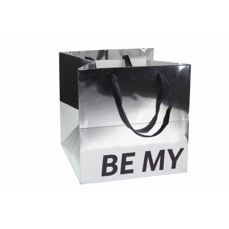 Пакет для цветов зеркальный  (28х28х28см) 31-12519