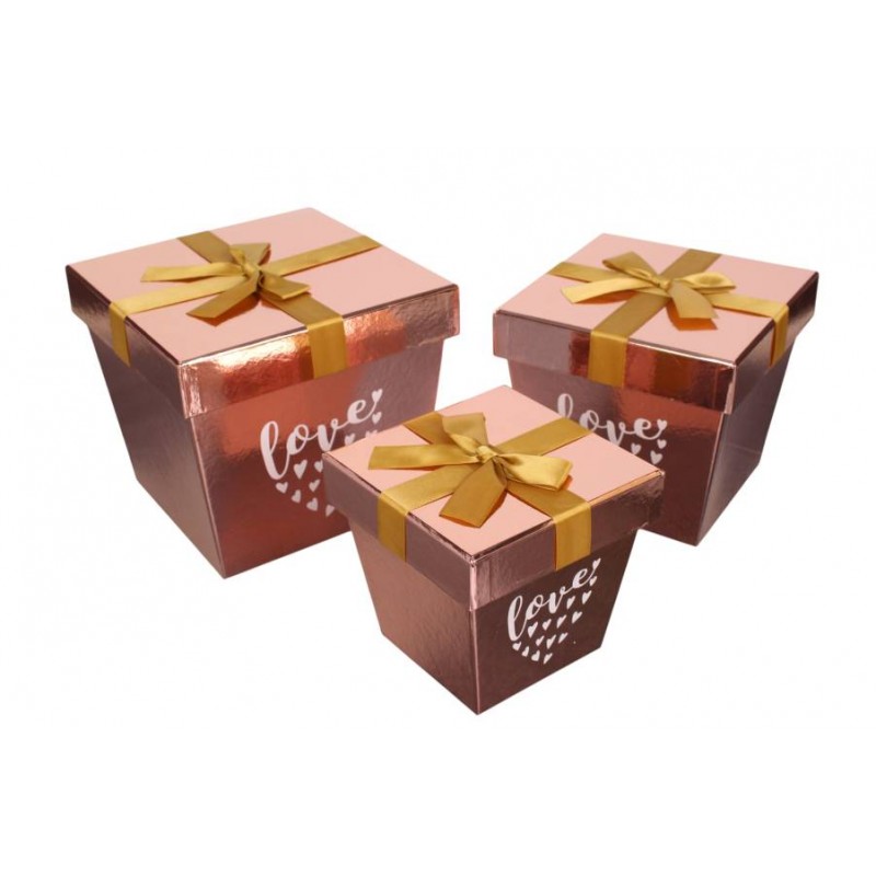 Подарочная коробка W1669 (комплект 3шт.) 7-16691